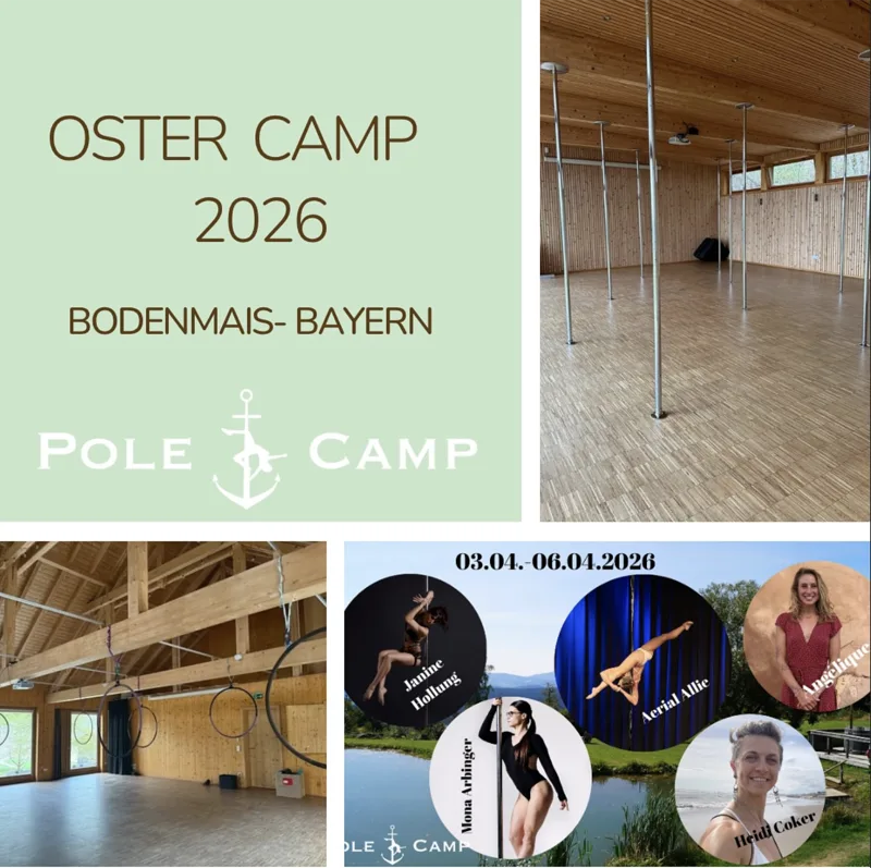Pole Camp Deutschland - Aerial Camp 2026 (Easter Pole & Aerial Camp) poster