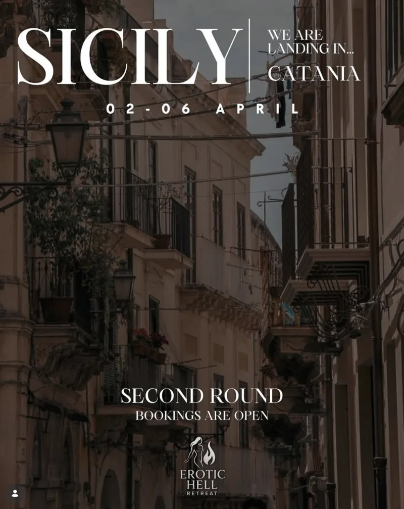 Erotic Hell Retreat- Sicily 2026 (Session 1) poster