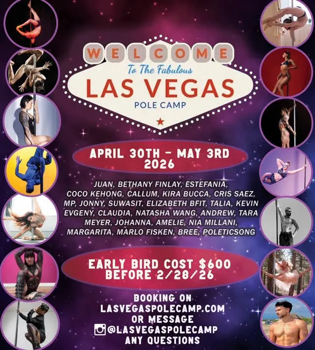 Las Vegas Pole Camp - Pole Expo 2026 poster