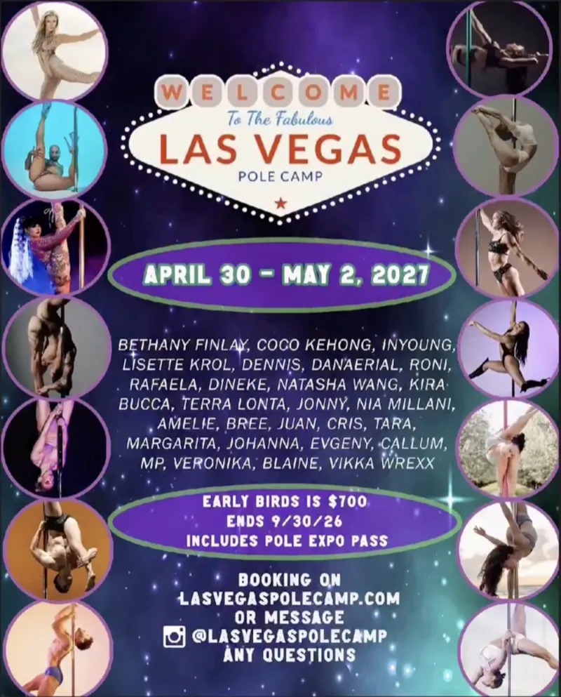 Las Vegas Pole Camp - Spring 2027 poster