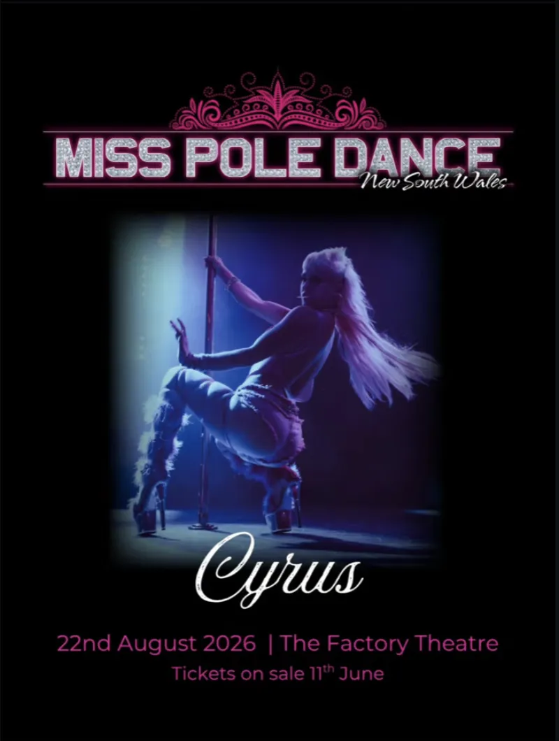 Miss Pole Dance NSW 2026 poster