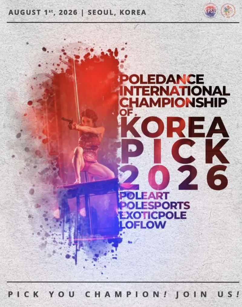 PICK 2026 - Poledance International Championship of Korea poster