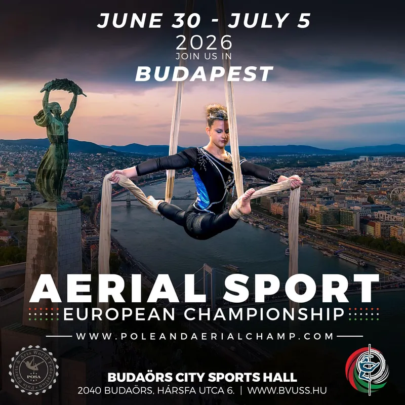 POSA Aerial Sport European Championship 2026 poster