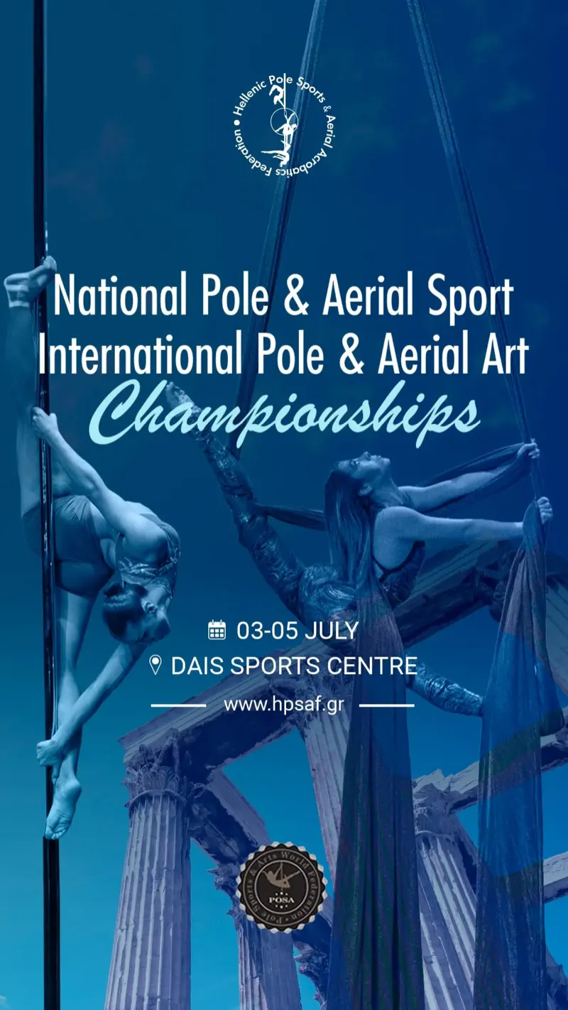 Greek National Pole & Aerial Competition 2026 poster