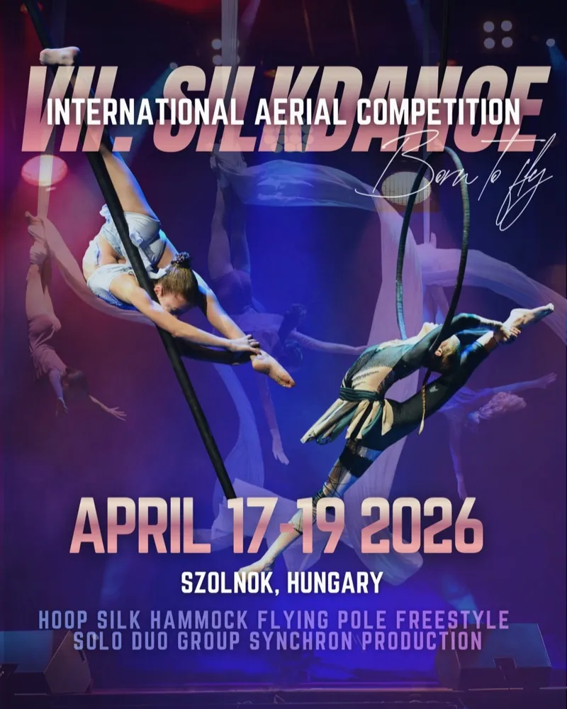 Silkdance Aerial Competition 2026 poster